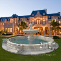 Garden outdoor large marble water fountain sculpture